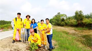 Tuổi trẻ PV GAS CA MAU lan tỏa màu xanh trên công trình khí