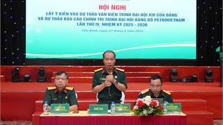 Hội CCB Petrovietnam góp ý xây dựng văn kiện Đại hội Đảng bộ Tập đoàn lần thứ IV
