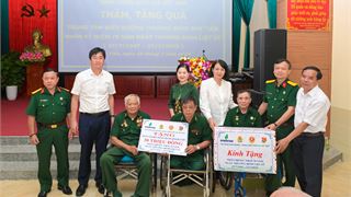 Công đoàn, Hội Cựu chiến binh Petrovietnam thăm và tặng quà các thương, bệnh binh tại Ninh Bình