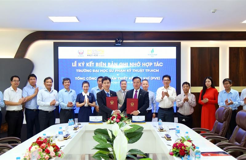 PVE và HCMUTE ký kết thỏa thuận hợp tác toàn diện trong đào tạo và nghiên cứu