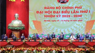 Đại hội Đảng bộ Chính phủ lần thứ I: "Đoàn kết, kỷ cương - Dân chủ, đổi mới - Đột phá, phát triển - Gần dân, vì dân"