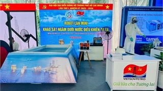 Vietsovpetro tham gia triển lãm "Sản phẩm công nghệ chiến lược quốc gia" chào mừng Đại hội Đảng bộ TP. Hồ Chí Minh