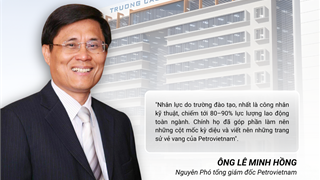 Ông Lê Minh Hồng: “Tự hào về 50 năm đóng góp của PV College”