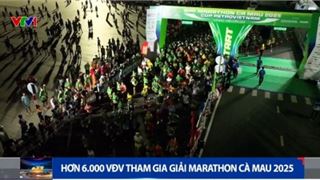 [VIDEO] Hơn 6.000 vận động viên tham gia Giải Marathon Cà Mau 2025