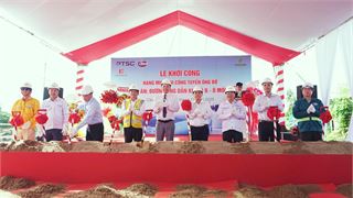 Khởi công thi công tuyến ống bờ Lô B - Ô Môn tại Cần Thơ