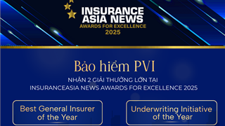 Doanh nghiệp bảo hiểm phi nhân thọ Việt Nam đầu tiên đạt "cú đúp" giải thưởng quốc tế danh giá