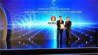 Phân bón Cà Mau lọt Top 8 doanh nghiệp quản trị tốt nhất, giành giải Nhất phát triển bền vững 2025