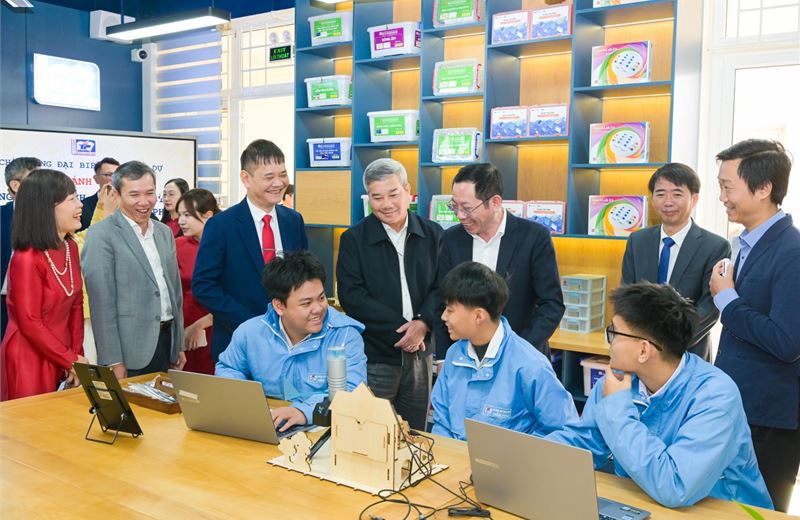Petrovietnam đồng hành phát triển không gian giáo dục STEM tại Hải Phòng