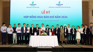 PV GAS và PVFCCo - Phú Mỹ ký kết Hợp đồng mua bán khí năm 2026