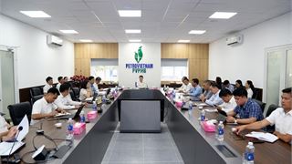 Lãnh đạo Petrovietnam làm việc với PVPMB về tiến độ Dự án Ô Môn III, IV
