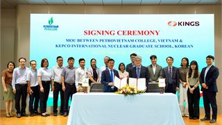 PV College và KINGS ký kết hợp tác đào tạo nguồn nhân lực hạt nhân chất lượng cao
