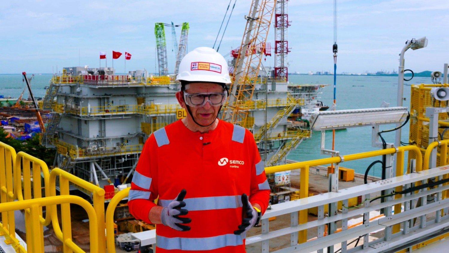 Ông Steen Brodbæk, Chủ tịch kiêm Tổng Giám đốc Semco Maritime bày tỏ sự hài lòng về những kết quả mà Semco Maritime và PTSC M&C cùng đạt được