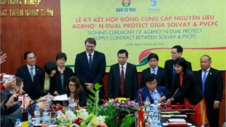 PVCFC ký kết hợp tác với Tập đoàn Solvay
