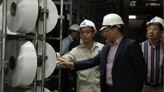 Nhà máy Xơ sợi PVTEX Đình Vũ vận hành trở lại 3 dây chuyền sản xuất sợi DTY