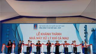 Khánh thành Nhà máy Xử lý Khí Cà Mau