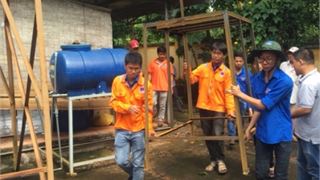 Tuổi trẻ DMC tặng hệ thống lọc nước sạch Trường mầm non xã Hòa Bình