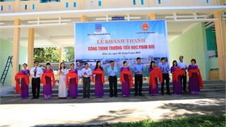 Khánh thành trường tiểu học Phan Bôi do BSR tài trợ