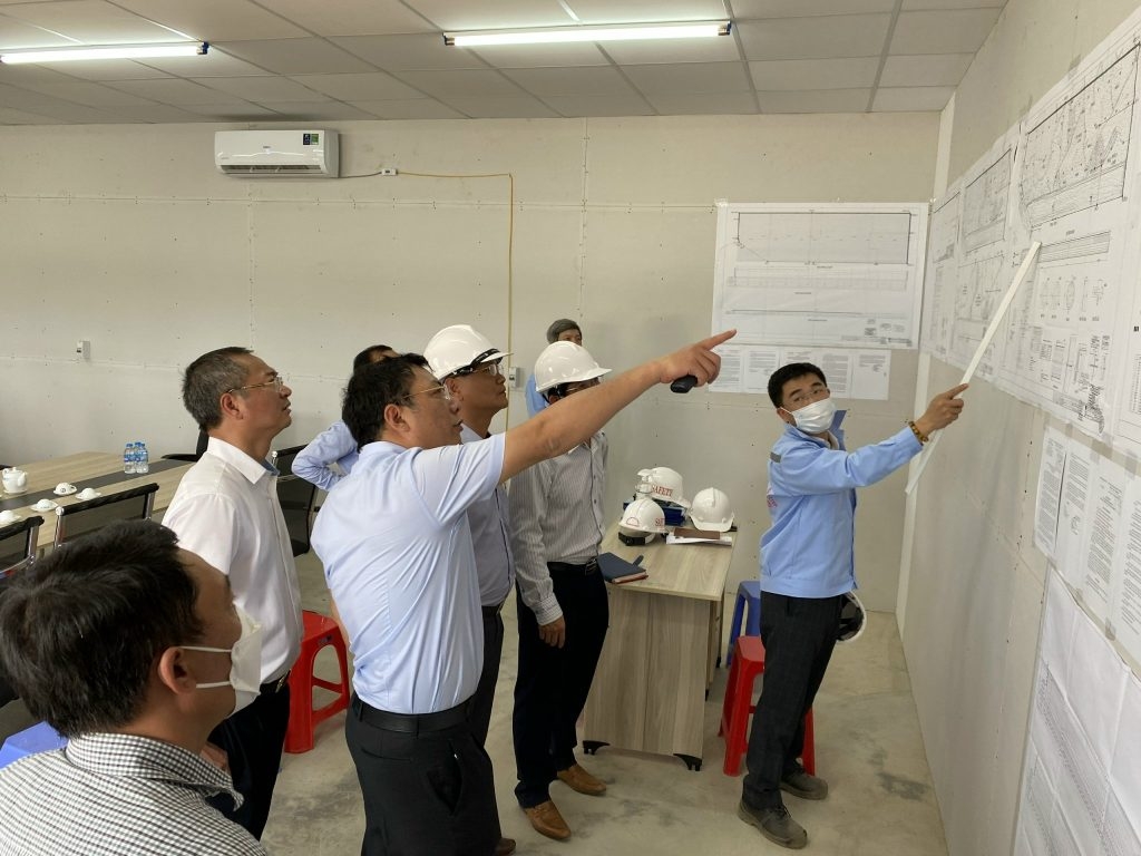 Tổng giám đốc PV Power kiểm tra công trường dự án Nhà máy điện Nhơn Trạch 3&4”