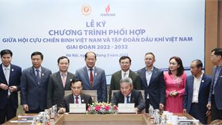 Hội CCB Việt Nam và Petrovietnam ký kết chương trình phối hợp giai đoạn 2022-2032