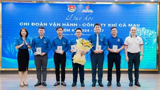 Đoàn Thanh niên Công ty Khí Cà Mau tổ chức thành công Đại hội điểm – Đại hội Chi đoàn Vận hành nhiệm kỳ 2024 - 2027