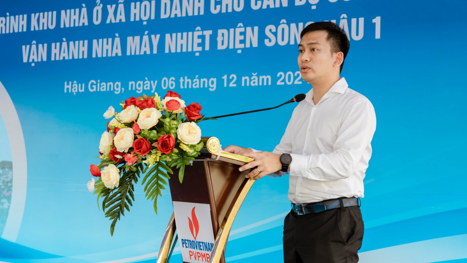Khởi công và phát động thi đua Dự án Khu nhà ở xã hội cho CBNCV vận hành NMNĐ Sông Hậu 1 3