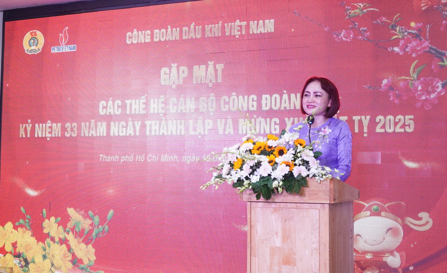 Công đoàn Dầu khí Việt Nam họp mặt kỷ niệm 33 năm ngày thành lập