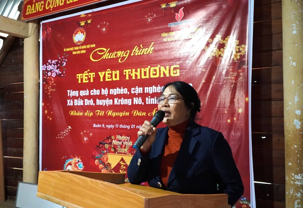 PV Drilling thực hiện an sinh tại Đắk Nông dịp Tết Nguyên đán 2025 PV Drilling thực hiện an sinh tại Đắk Nông dịp Tết Nguyên đán 2025