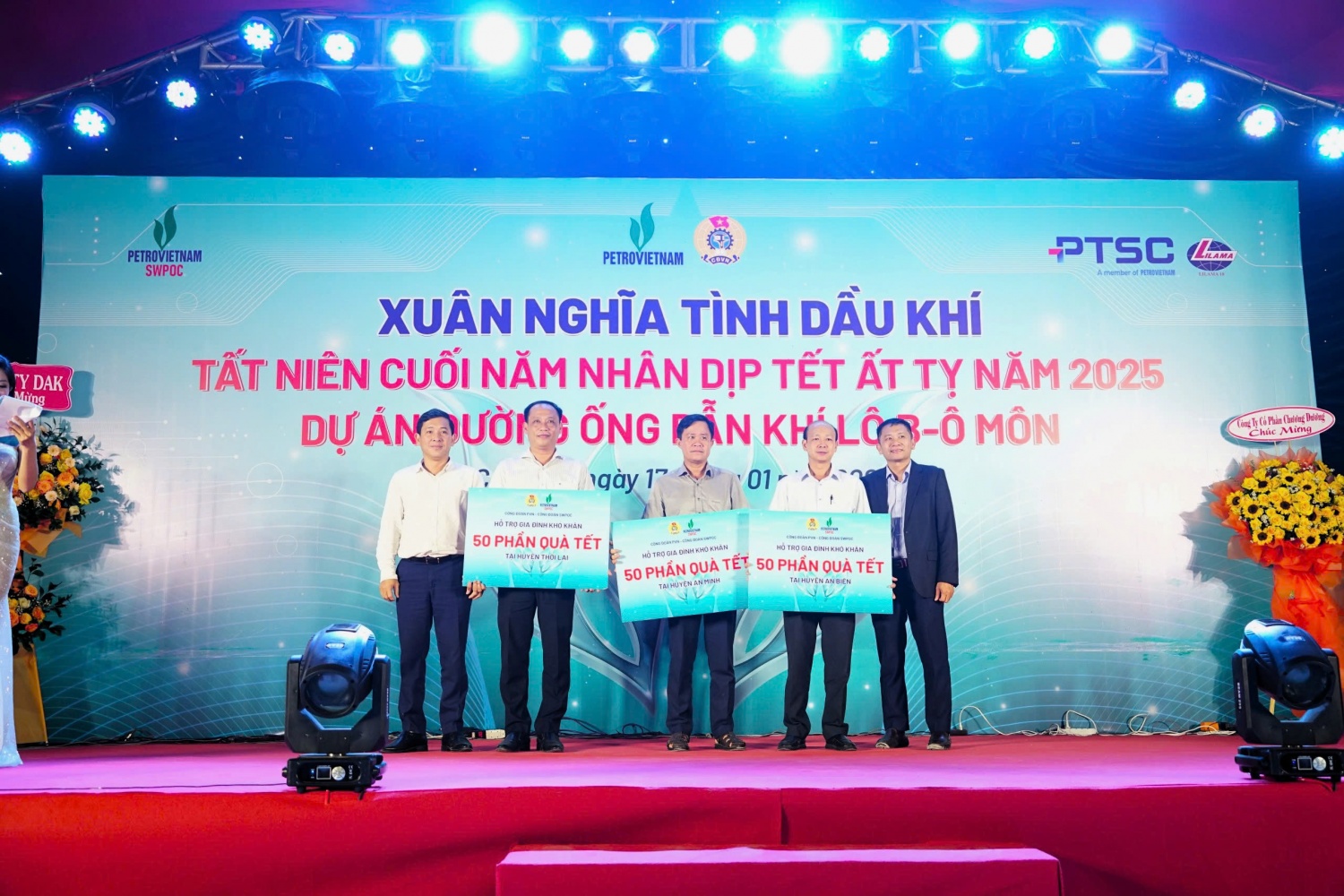 Ấm áp “Xuân nghĩa tình Dầu khí” tại Dự án Đường ống dẫn khí Lô B-Ô Môn