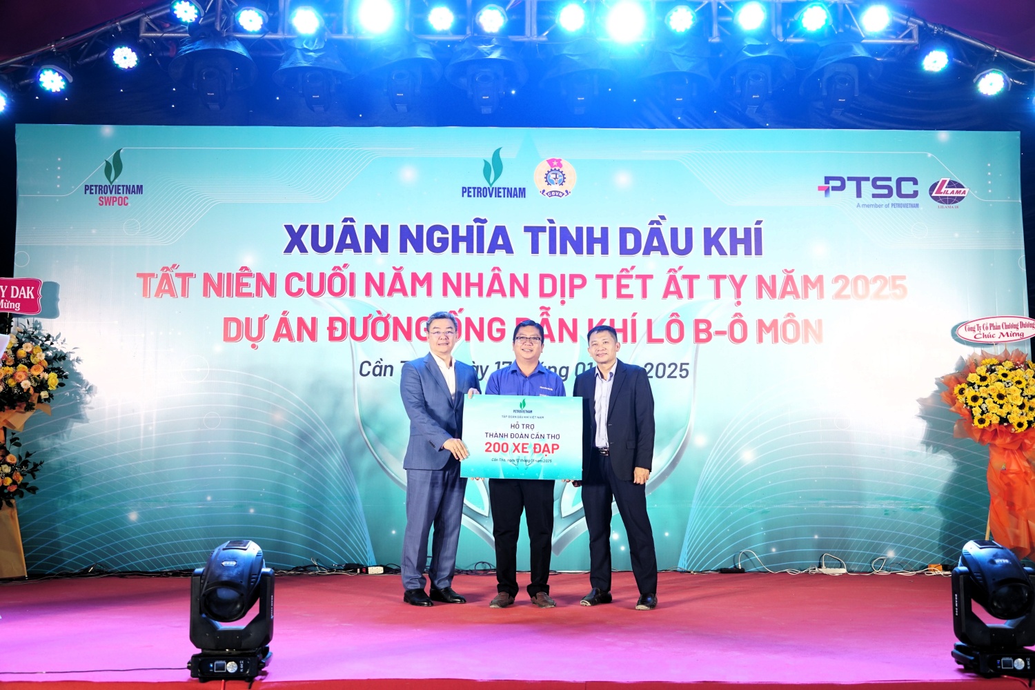 Ấm áp “Xuân nghĩa tình Dầu khí” tại Dự án Đường ống dẫn khí Lô B-Ô Môn