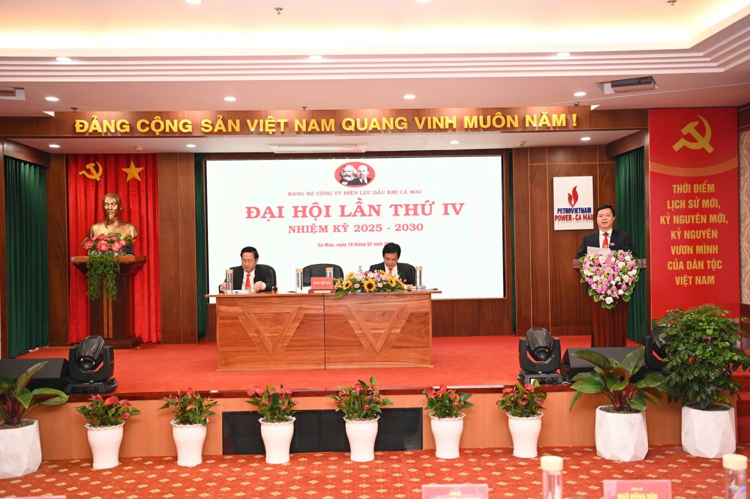 đồng chí Đoàn Công Đức tân Bí thư Đảng ủy PV Power Ca Mau