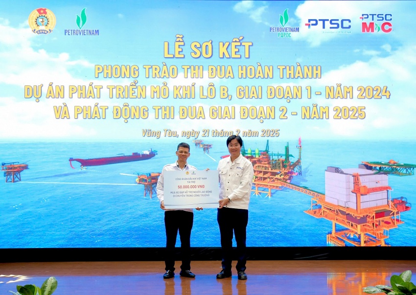 Dự án Phát triển Mỏ khí Lô B phát động thi đua giai đoạn 2 năm 2025