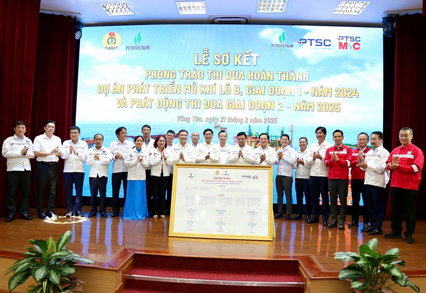 Dự án Phát triển Mỏ khí Lô B phát động thi đua giai đoạn 2 năm 2025