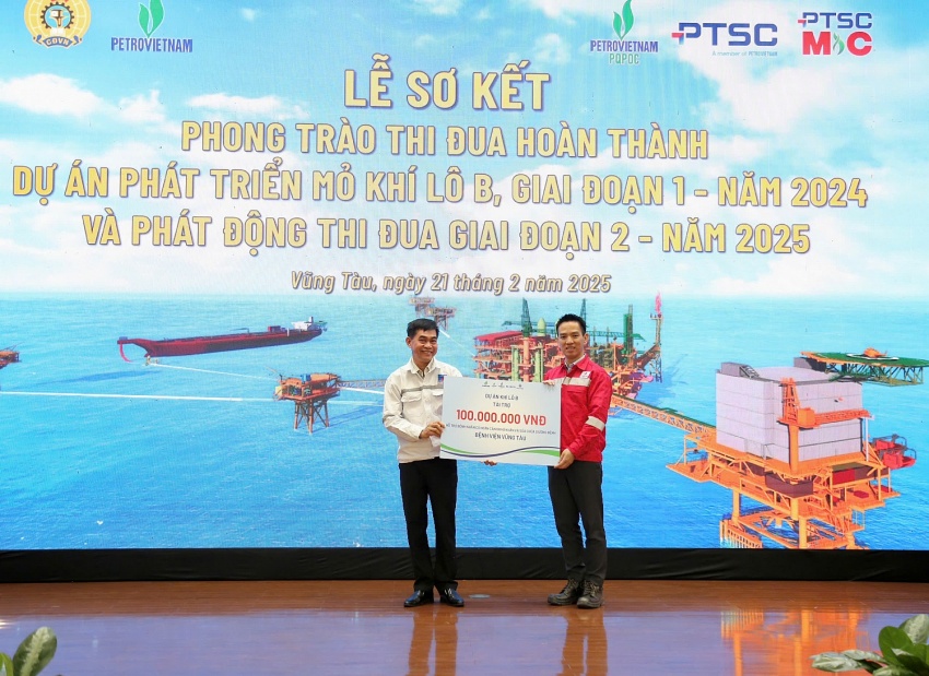 Dự án Phát triển Mỏ khí Lô B phát động thi đua giai đoạn 2 năm 2025