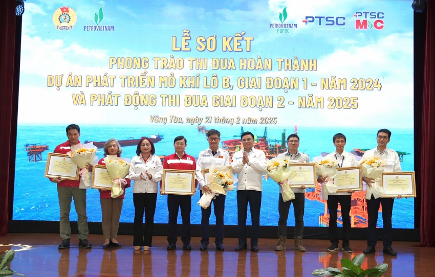 Dự án Phát triển Mỏ khí Lô B phát động thi đua giai đoạn 2 năm 2025