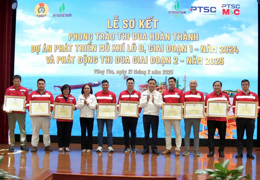 Dự án Phát triển Mỏ khí Lô B phát động thi đua giai đoạn 2 năm 2025