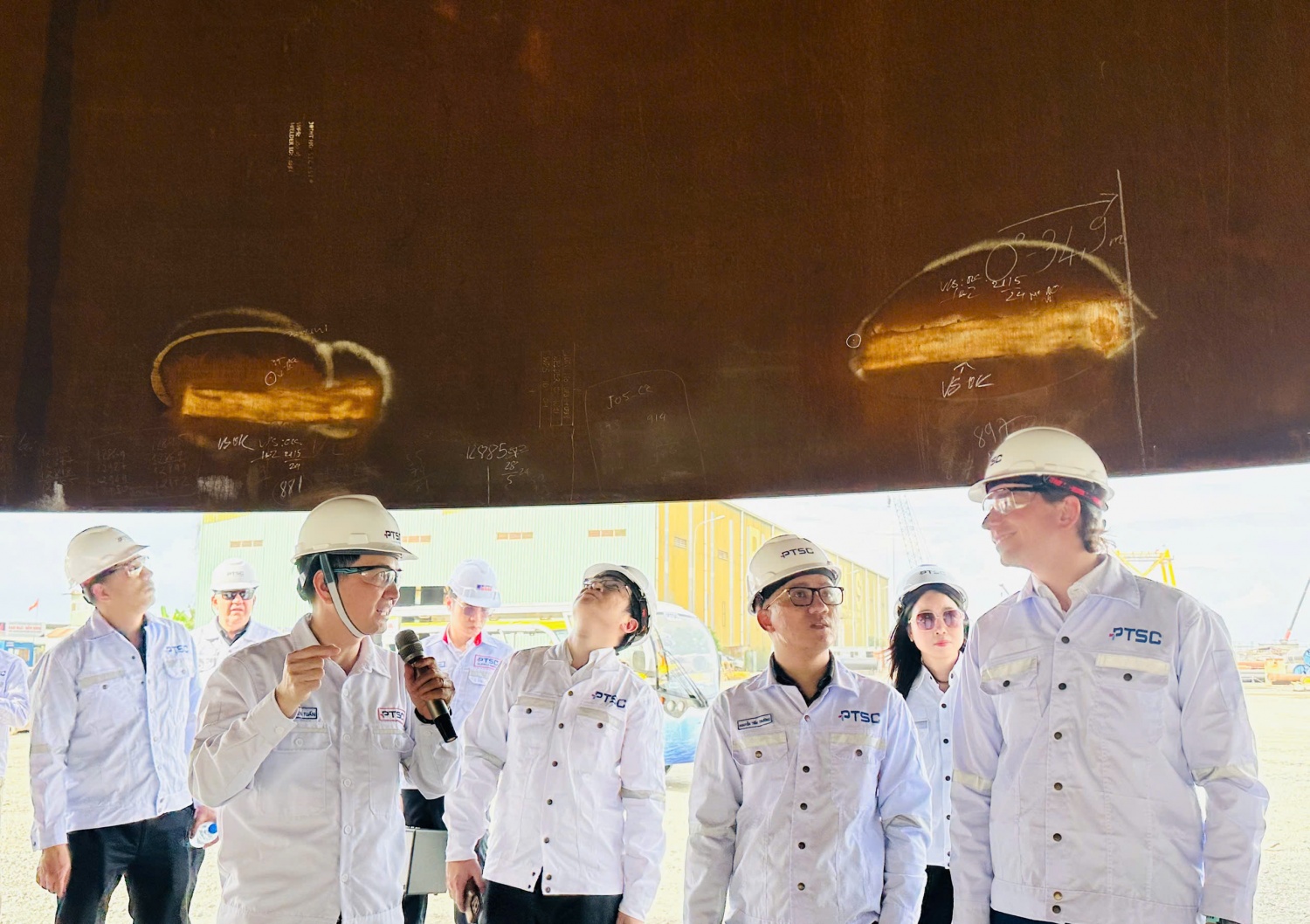 PTSC đón đối tác quốc tế thăm Trung tâm Công nghiệp năng lượng và hậu cần kỹ thuật PTSC đón đối tác quốc tế thăm Trung tâm Công nghiệp năng lượng và hậu cần kỹ thuật