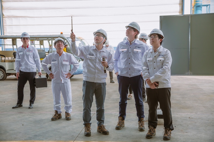 PTSC đón đoàn đối tác quốc tế tham quan Trung tâm Công nghiệp Năng lượng & Hậu cần Kỹ thuật PTSC đón đối tác quốc tế thăm Trung tâm Công nghiệp năng lượng và hậu cần kỹ thuật