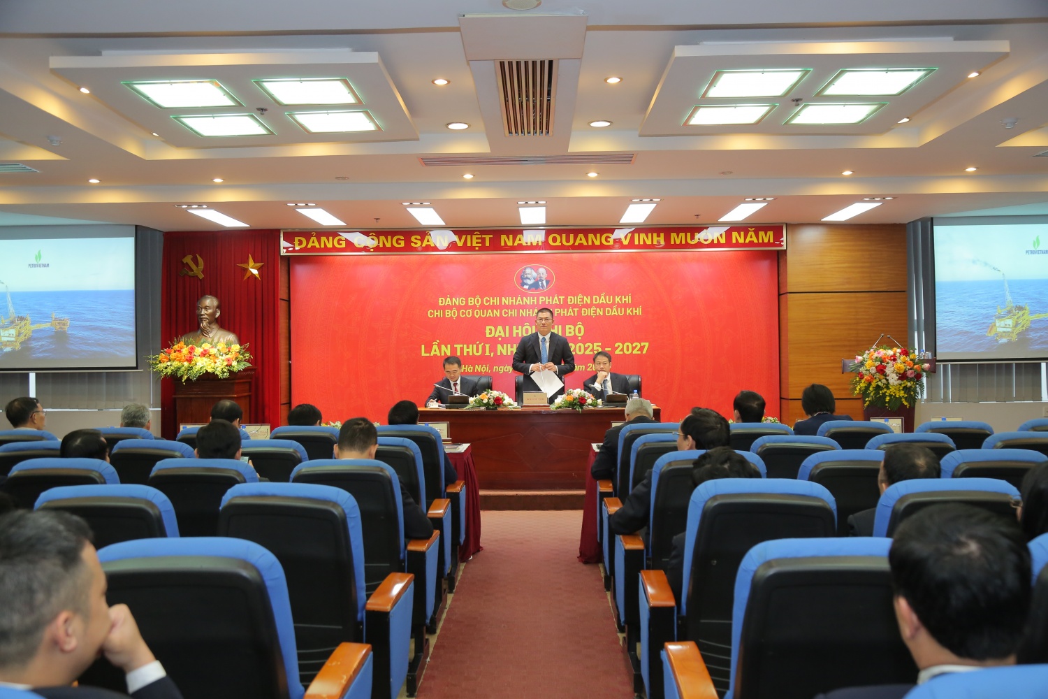 Đại hội Chi bộ Cơ quan Chi nhánh Phát điện Dầu khí lần thứ I nhiệm kỳ 2025 - 2027 thành công tốt đẹp Đại hội Chi bộ Cơ quan Chi nhánh Phát điện Dầu khí lần thứ I nhiệm kỳ 2025 - 2027 thành công tốt đẹp