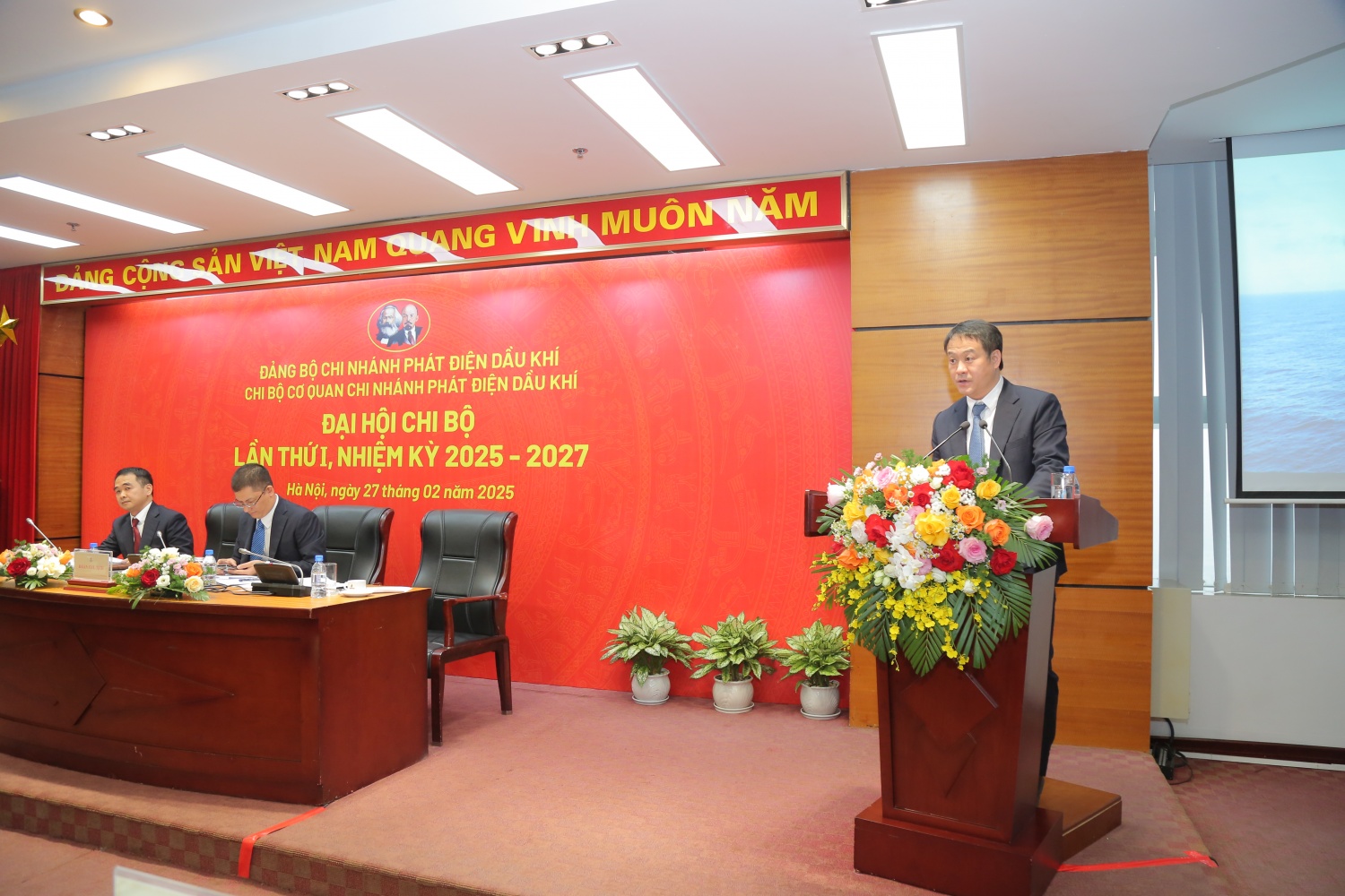 Đại hội Chi bộ Cơ quan Chi nhánh Phát điện Dầu khí lần thứ I nhiệm kỳ 2025 - 2027 thành công tốt đẹp