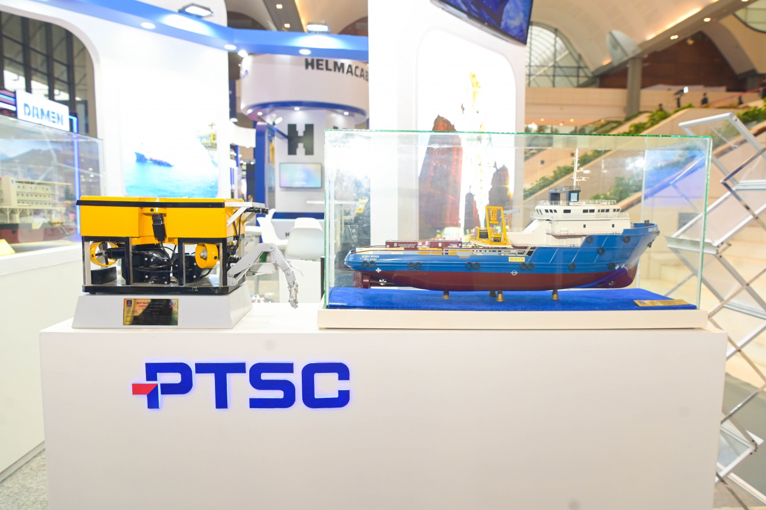 Gian hàng nổi bật của PTSC và DQS tại Triển lãm quốc tế Vietship 2025