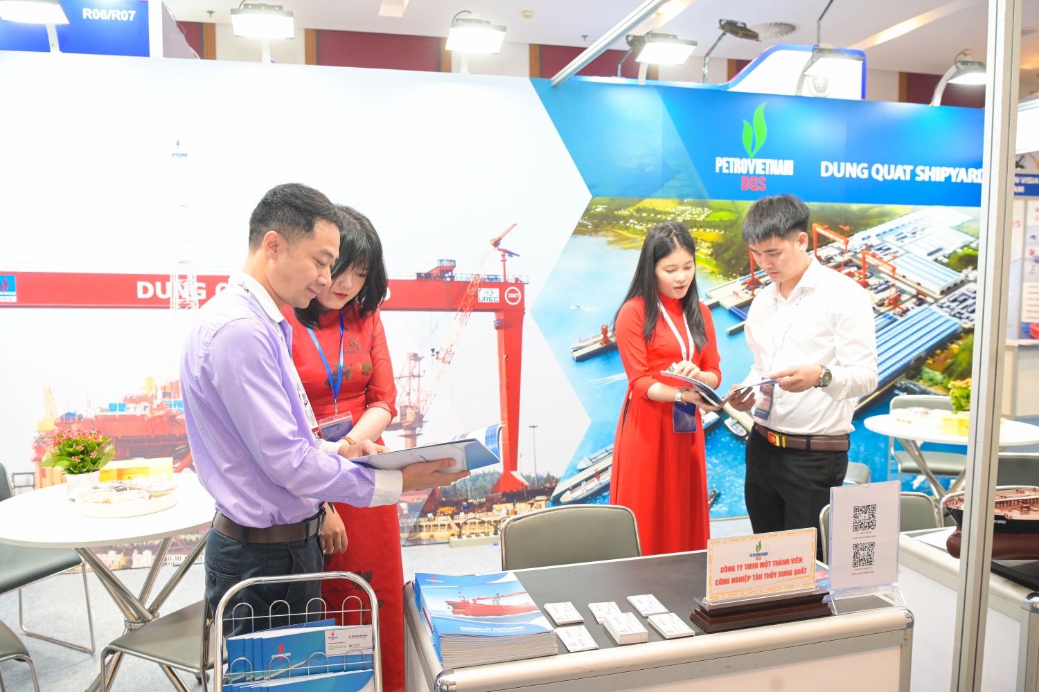 Gian hàng nổi bật của PTSC và DQS tại Triển lãm quốc tế Vietship 2025