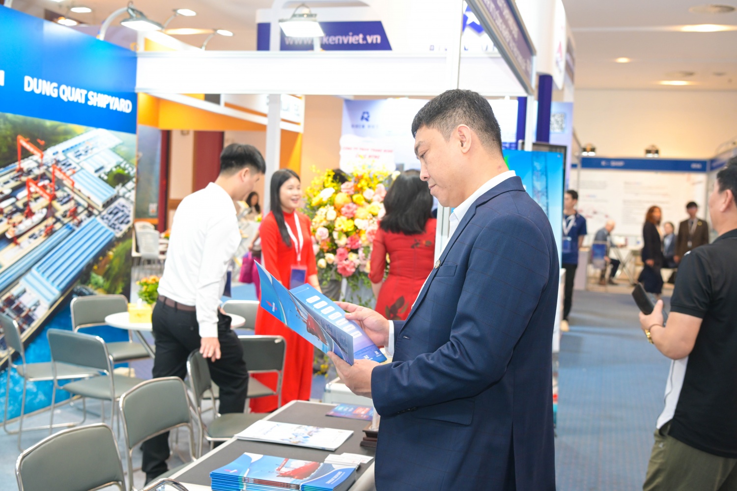 Gian hàng nổi bật của PTSC và DQS tại Triển lãm quốc tế Vietship 2025