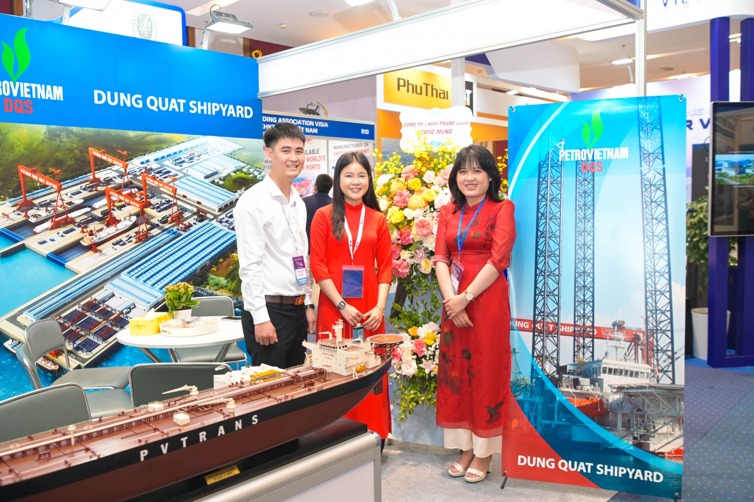 Gian hàng nổi bật của PTSC và DQS tại Triển lãm quốc tế Vietship 2025