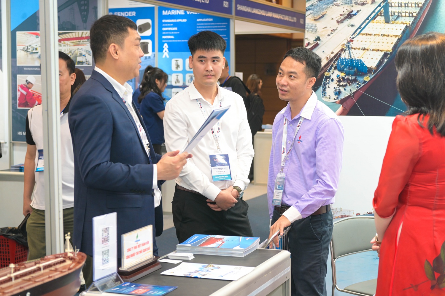 Gian hàng nổi bật của PTSC và DQS tại Triển lãm quốc tế Vietship 2025