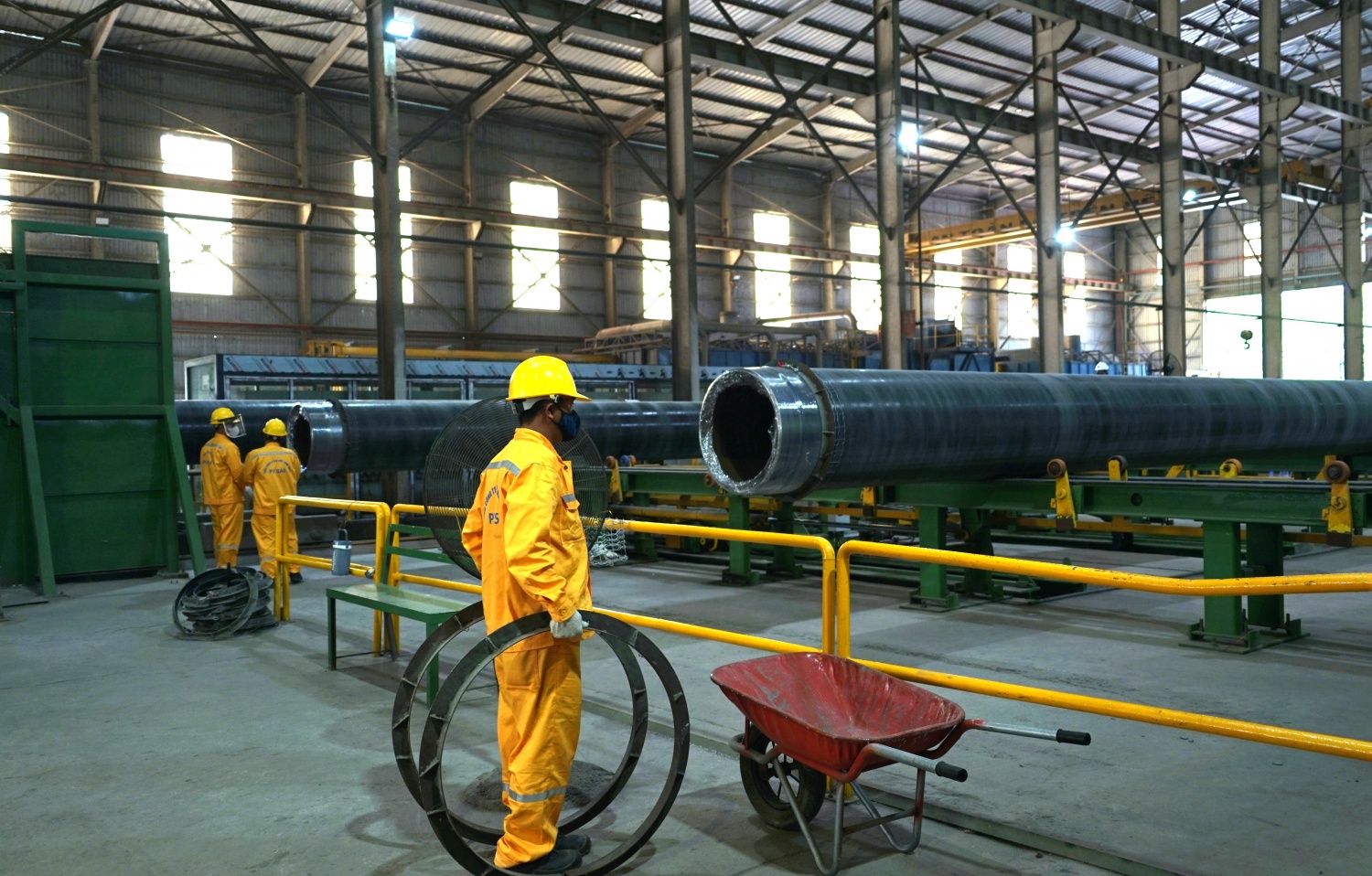 Khởi công bọc ống cho Dự án Đường ống dẫn khí Lô B - Ô Môn Dấu mốc mới của Dự án Đường ống dẫn khí Lô B - Ô Môn