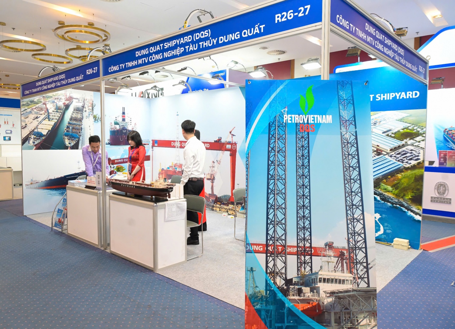 Gian hàng nổi bật của PTSC và DQS tại Triển lãm quốc tế Vietship 2025