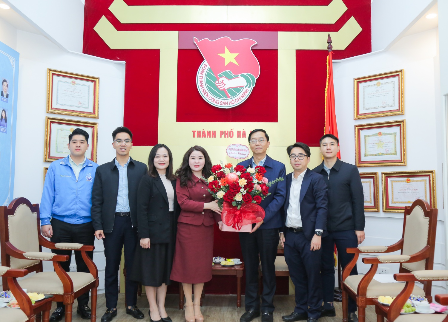 Lãnh đạo Petrovietnam chúc mừng Đoàn Thanh niên Chính phủ, Thành đoàn Hà Nội