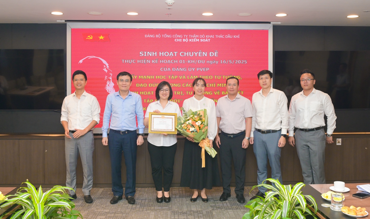 Chi bộ Kiểm soát PVEP lan tỏa tinh thần 