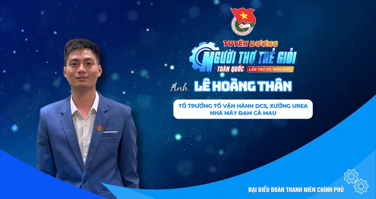 Kỹ sư trẻ PVCFC được vinh danh toàn quốc nhờ các sáng kiến làm lợi hàng chục tỷ đồng”