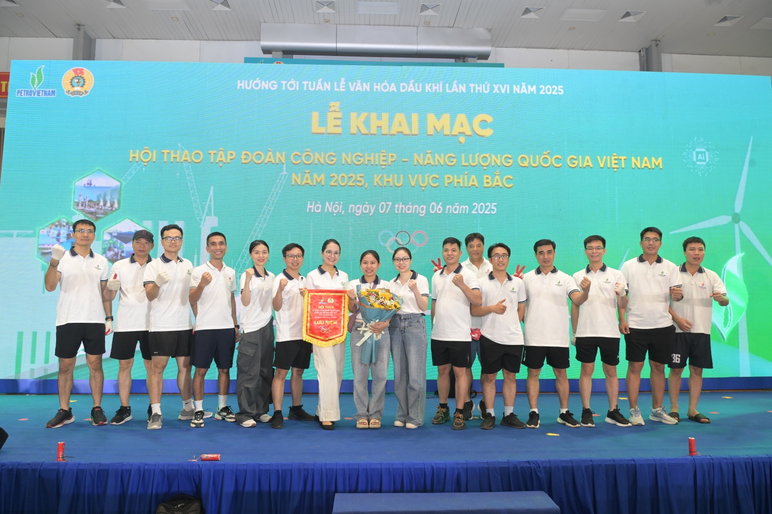 Tưng bừng khai mạc Hội thao Petrovietnam khu vực phía Bắc năm 2025